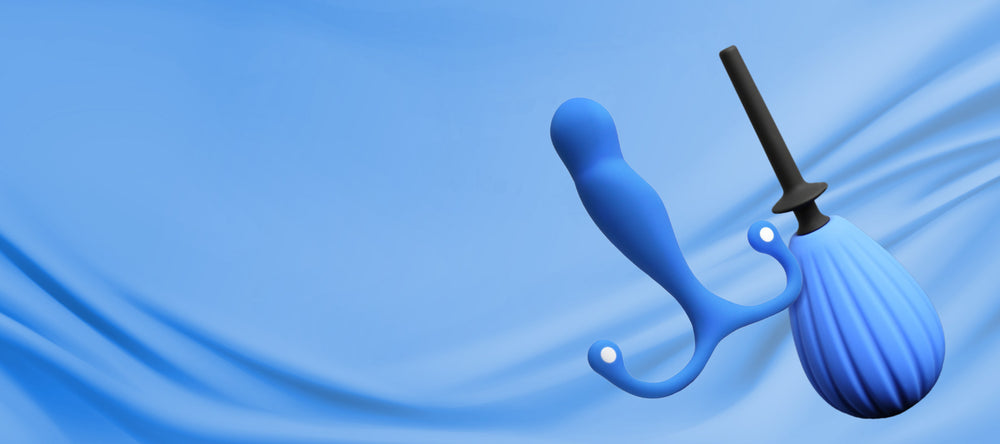 Aneros Goes Blue Product Launch Banner